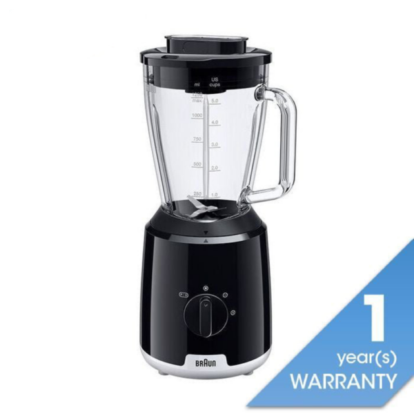 Second image of Braun JB1050BK Jug Blender Powerblend 1 600W 1.5L Black