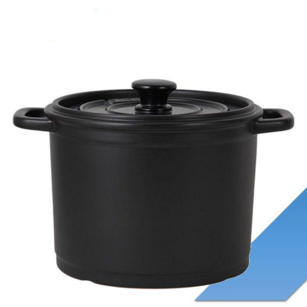 Second image of Color King 3394-3200 BLACK High Casserole 3200ML Black