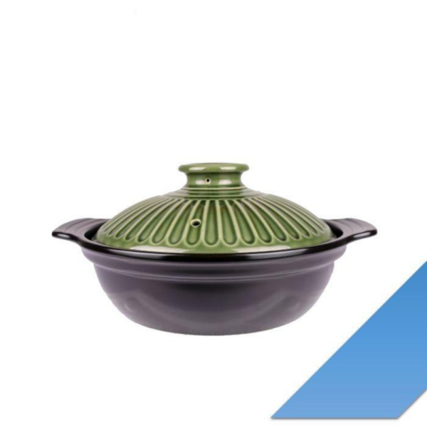 Second image of Color King 3490-2400 PG Ceramic Hot Pot 2400ML Pine Green