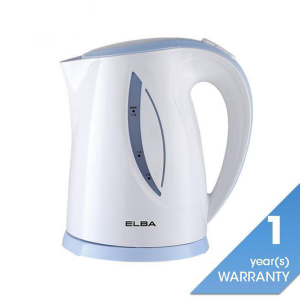 Second image of Elba EJK-D1719(WH) Jug Kettle 1.7L 360 Degree Rotation Concealed Heating Element