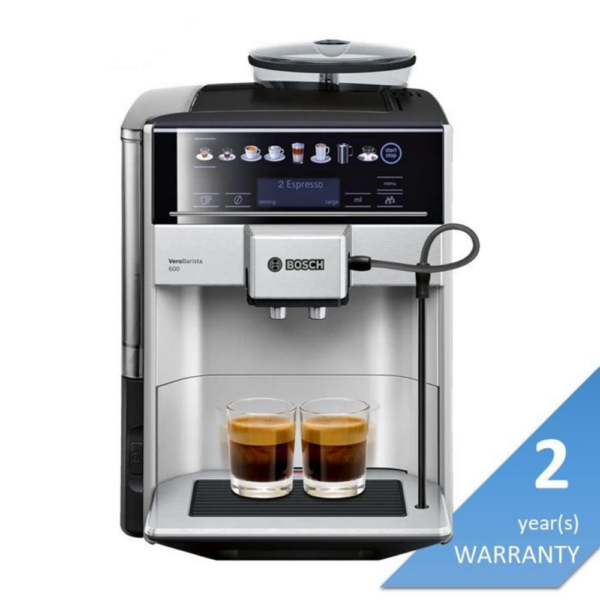 Second image of Bosch TIS65621RW Fully Automatic Coffee Machine Vero Barista 600 Silver