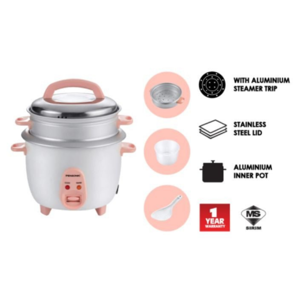 Pensonic PRC-1802S Conventional Rice Cooker 1.8L