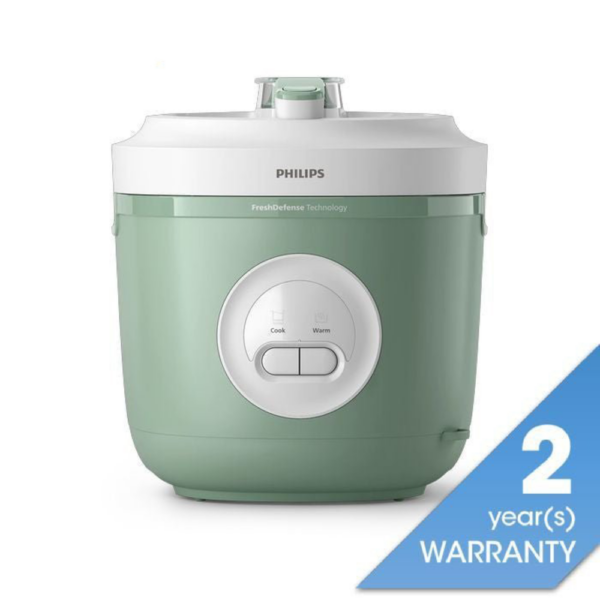 Second image of Philips HD3212/32 Rice Cooker 3000 Series 1.8L Green