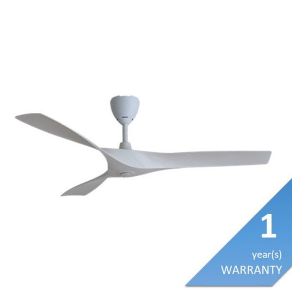 Second image of Alkova AXIS 3B/56 MATT WHITE Ceiling Fan 56'' 3 Blades with Remote Matt White