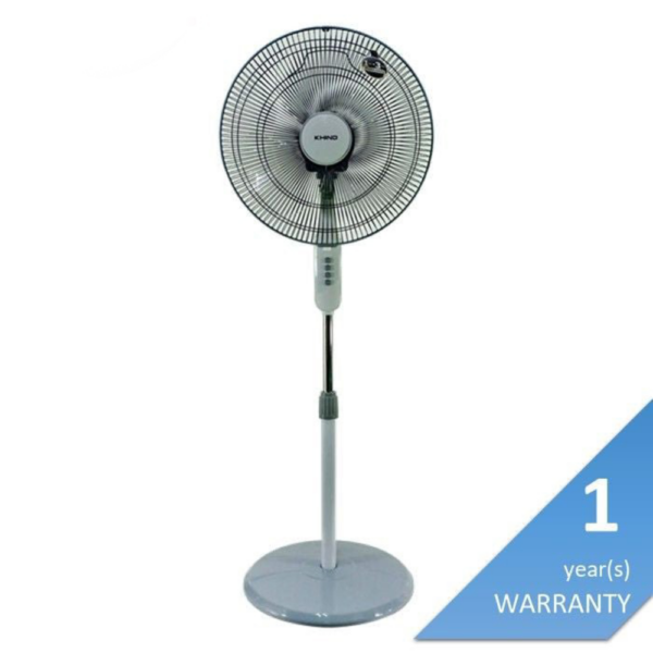 Second image of Khind SF1682SE Stand Fan 16'' Winter Grey