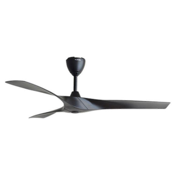 Alkova AXIS 3B/56 MATT BLACK Ceiling Fan 56'' 3 Blades With Remote Matt Black