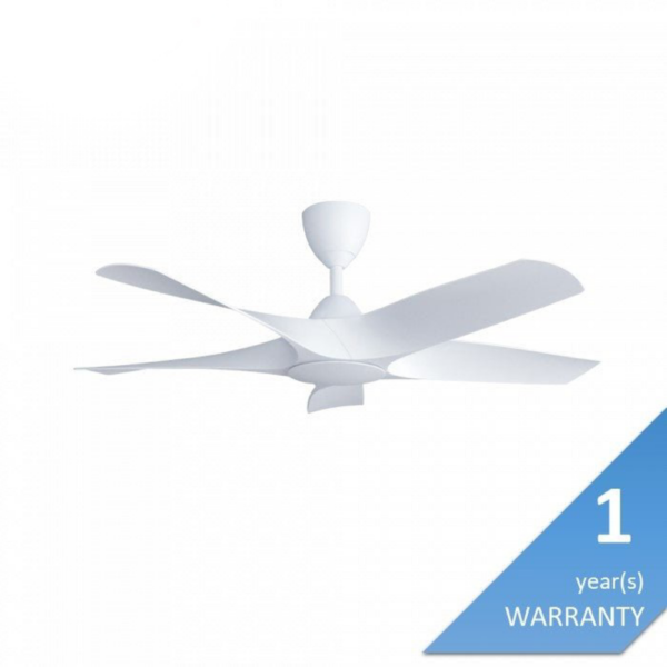 Second image of Alkova AXIS 5B/48 MATT WHITE Ceiling Fan 48'' 5 Blades Matt White