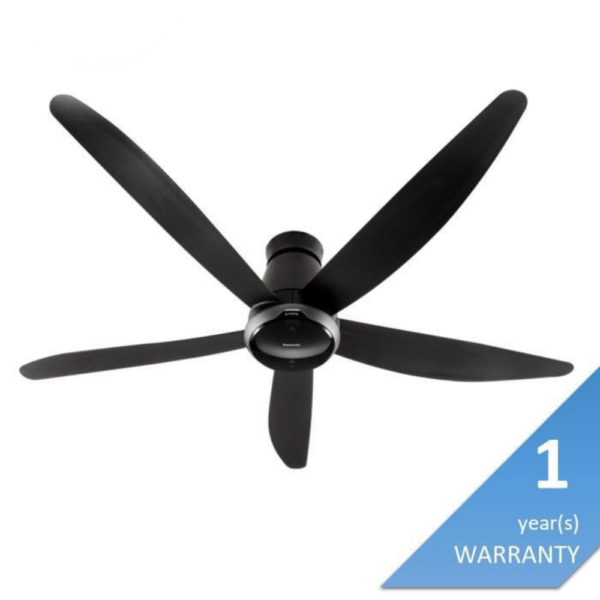 Second image of Panasonic F-M15MEVBKQH Ceiling Fan 60" NANOE X DC Motor Econavi Short Pipe Black