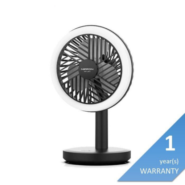 Second image of Nippon NPF-L2875 Rechargeable Portable Fan With LED Light