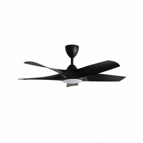 Alkova AXIS 5B/48 LED MATT BLACK Ceiling Fan 48'' 5 Blades LED Matt Black