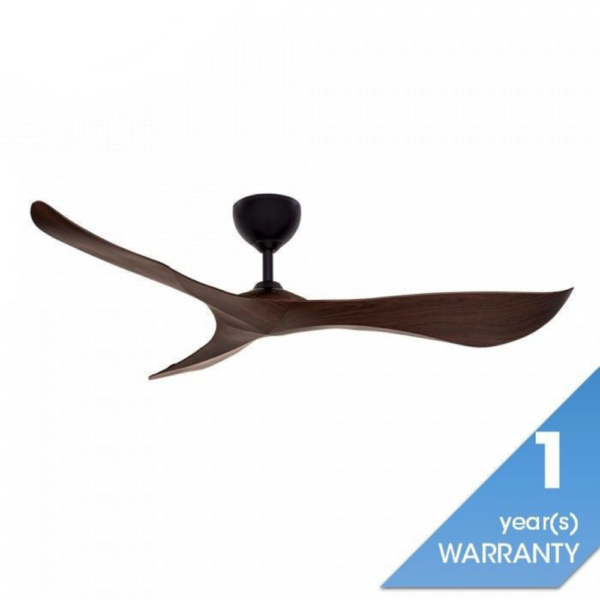 Second image of Alkova KOKO 56 WALNUT/MB Ceiling Fan 56'' Walnut MB