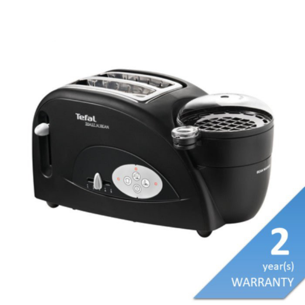 Second image of Tefal TT5528 Toaster N' Bean Breakfast 2 in 1 Cook Egg Bread Black