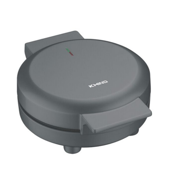 Khind WFM1019 Waffle Maker Non-Stick Coating Inner Matte Black