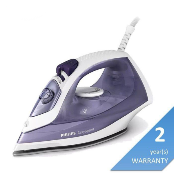 Second image of Philips GC1752/36 Steam Iron Easy Speed 3 PIN Purple