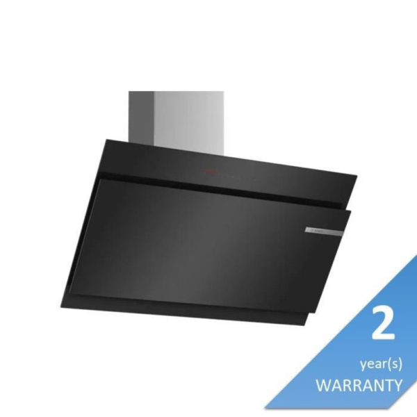 Second image of Bosch DWK97JQ60B Hood Wall Mounted Glass, Inclined 730 M3/H,ECO Silence Drive, Perfect Air Sensor 90 cm