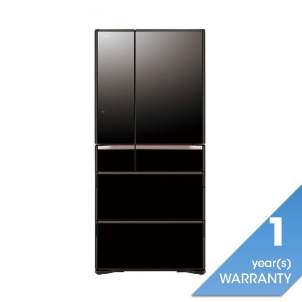 Second image of Hitachi R-Wx670Km Xk Fridge 6 Doors Crystal Black