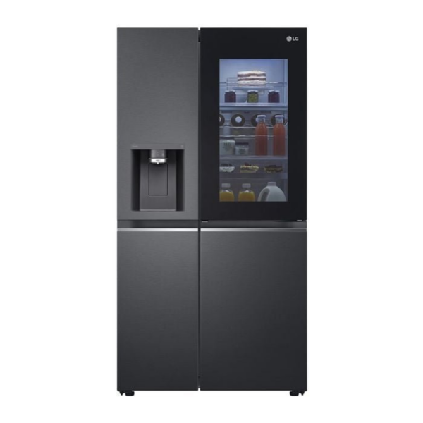 LG GC-X257CQES Fridge Side By Side Smart Inverter Wifi N635L Matte Black