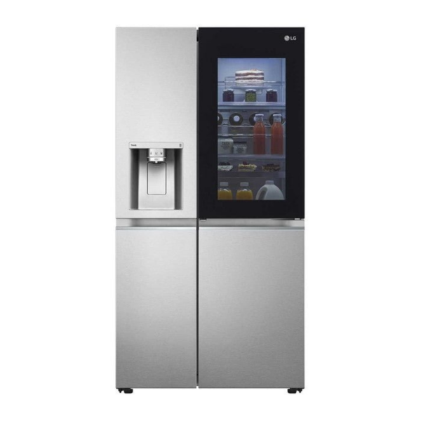 LG GC-X257CSES Side-By-Side Fridge Smart Inverter WiFi N635L Noble Silver