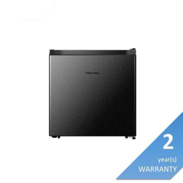 Second image of Hisense RR60D4ABN Mini Bar Fridge Reversible Door 60L R600A Black Metal