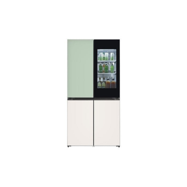 LG GR-A24FQSMB 4 Doors Fridge 617L Linear Inverter Green / Silver / White