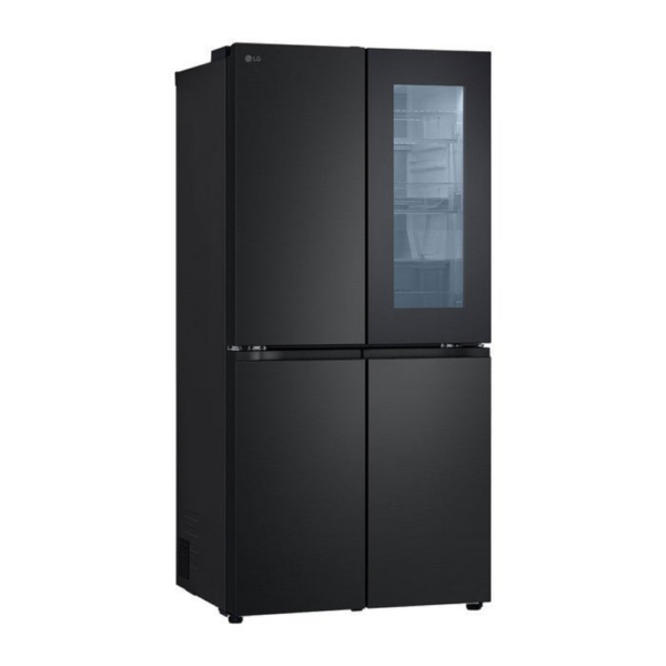 LG GC-V22FFQMB 4 Doors Fridge 431L French Door With Instaview Black Steel