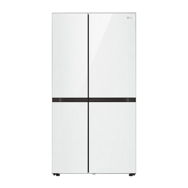 LG GC-M257CGFL Side By Side Fridge Smart Inverter Wifi N635L White Glass