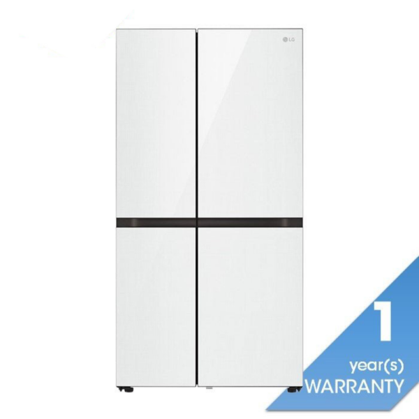 Second image of LG GC-M257CGFL Side By Side Fridge Smart Inverter Wifi N635L White Glass