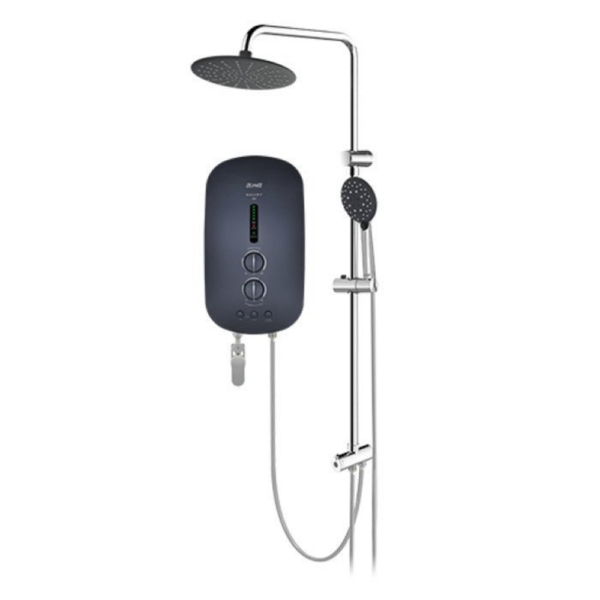 Alpha SMART 18I PLUS R/S METAL BLACK (M-G11) Home Shower Rain Shower ELCB A. Test DC Pump Metal Black