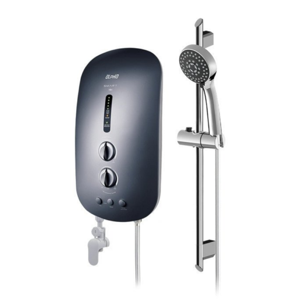 Alpha SMART 18I METAL BLACK (M-G11) Home Shower ELCB A. Test DC Pump Black