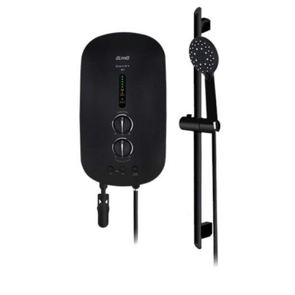 Alpha SMART 18I MATT BLACK SP (M/B-G12) 4.5KW Home Shower Super Power 4.5KW DC Pump All Matt Black