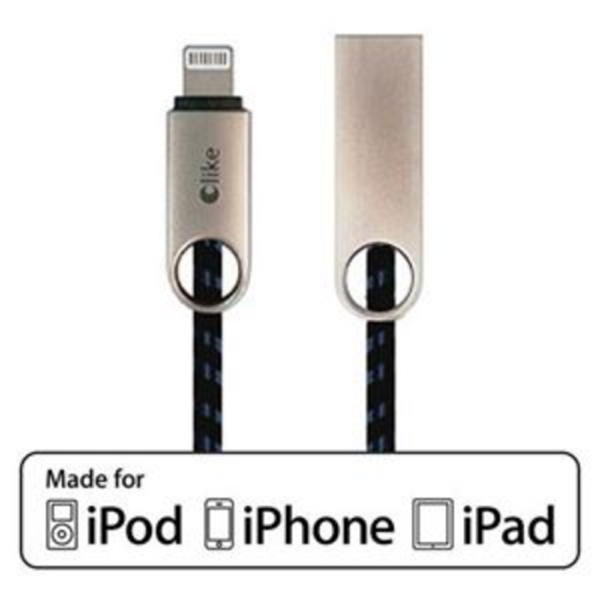 OLIKE LIGHTNING USB DATA CABLE (30CM) UP TO 2.4A CHARGING CURRENT