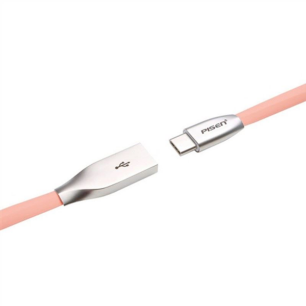 Second image of Original Pisen Zinc Alloy USB Cable Type C