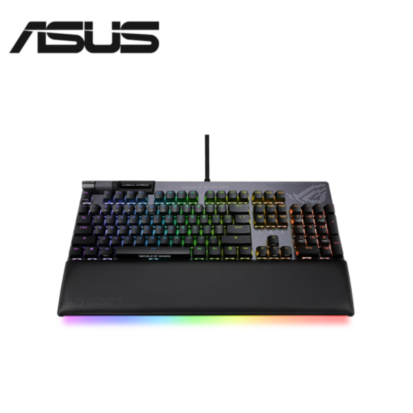 Second image of ASUS ROG Strix Flare II Animate RGB Gaming Keyboard (Swappable ROG NX TACTILE BROWN / PBT Doubleshot keycaps)