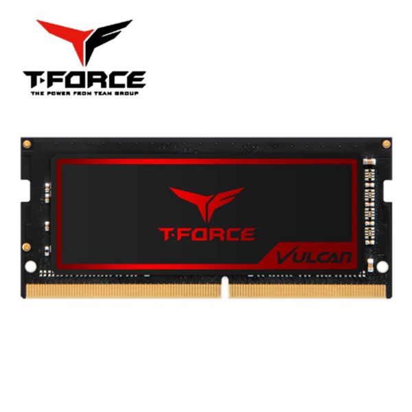 Team T-Force Vulcan 8GB DDR4 2666MHz GAMING SoDimm Laptop RAM TLRD48G2666HC18F-S01