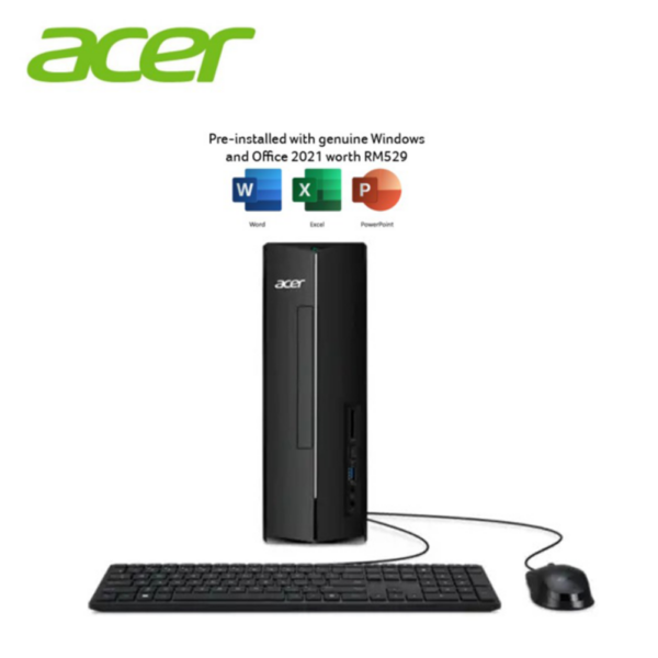 Acer Aspire XC1710-N100W11 Desktop PC ( N100, 8GB, 512GB SSD, Intel, W11, HS )