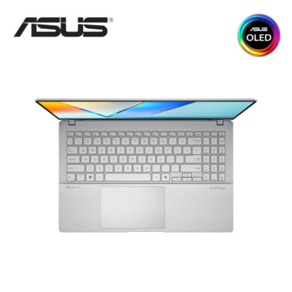 Second image of Asus VivoBook S 15 OLED S5507Q-AMA088WSM 15.6'' 3K Laptop Silver ( Snapdragon X Plus, 16GB, 512GB SSD, Qualcomm, W11, HS+M365 )