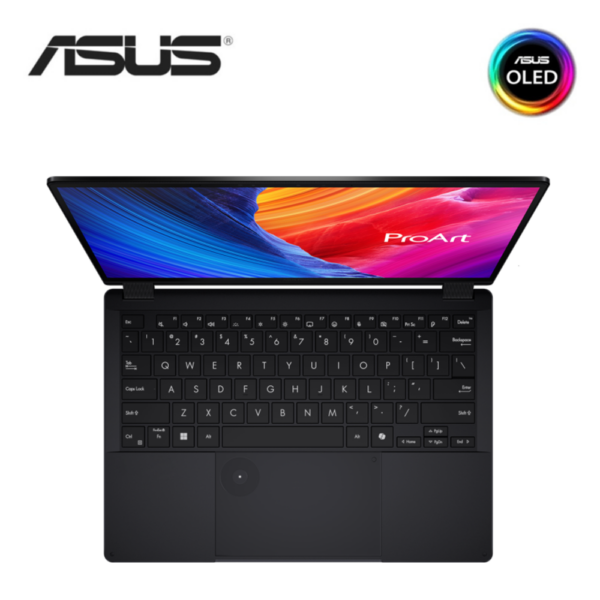 Second image of Asus ProArt PZ13 OLED HT5306Q-ALX018WSM 13.3'' 3K Touch Laptop Black ( Snapdragon X Plus, 16GB, 1TB SSD, Qualcomm, W11, HS+M365 )