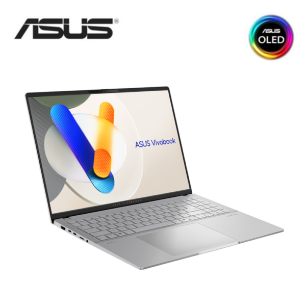 Second image of Asus VivoBook S 16 OLED M5606W-AMX078WSM 16'' 3.2K Laptop Cool Silver ( Ryzen AI 9, 24GB, 512GB SSD, ATI, W11, HS+M365 )