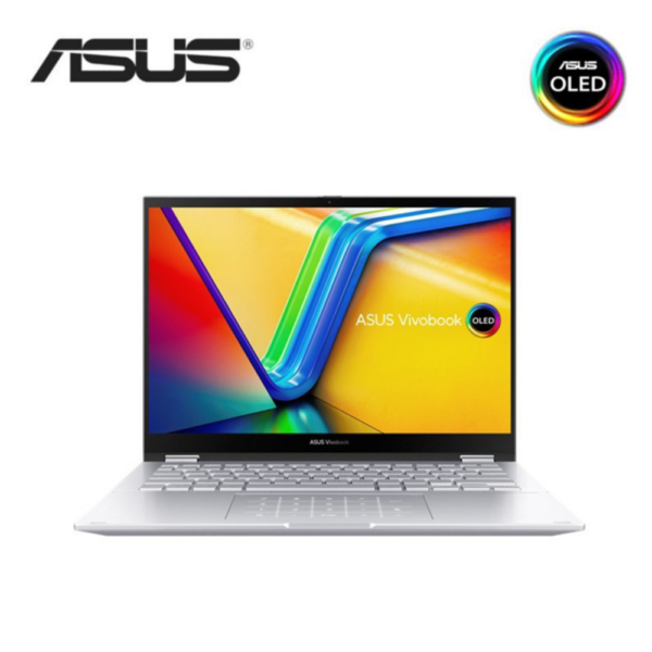 Second image of Asus Vivobook S 14 Flip TN3402Y-ALZ309WSM 14'' WUXGA Touch Laptop Silver ( Ryzen 5 7430U, 16GB, 512GB SSD, ATI, W11, HS+M365)