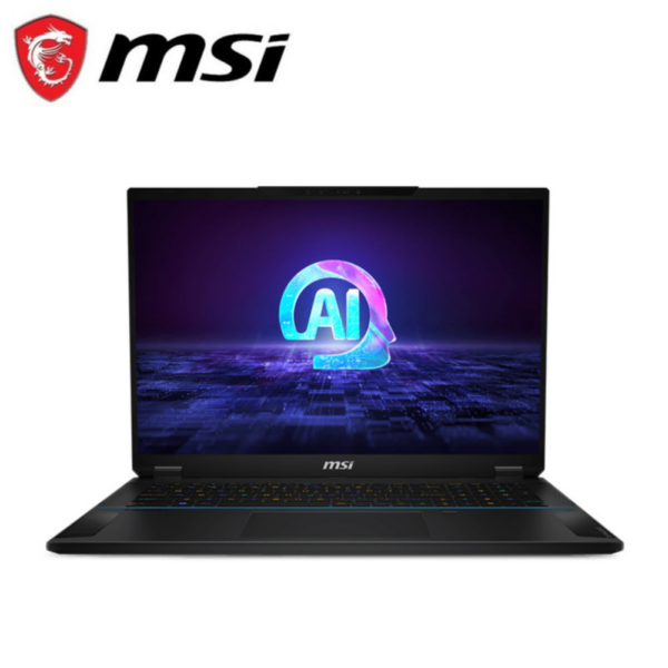 MSI Stealth 18 AI Studio A1VGG-009 18'' UHD+ Gaming Laptop Midnight Black ( Ultra 9 185H, 32GB, 2TB SSD, RTX4070 8GB, W11 )