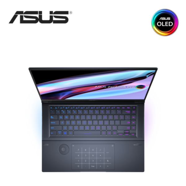 Second image of Asus Zenbook Pro 16X OLED UX7602Z-MME120WS 16'' UHD Touch Laptop ( i7-12700H, 16GB, 1TB SSD, RTX3060 6GB, W11, HS )