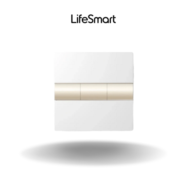 Second image of Lifesmart Stellar Switch (Triple Rocker no Neutral) Gold