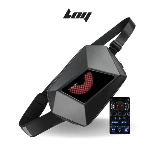 Loy StarkGaze X LED Knight Waterproof Sling Bag with LED Eyes