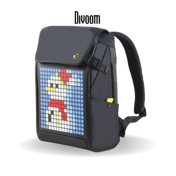 Second image of Divoom Pixoo Backpack-M Customisable Pixel Art