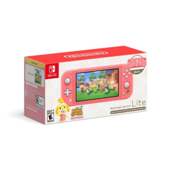 Nintendo Switch Lite Console - Isabelle Aloha Edition (Coral)