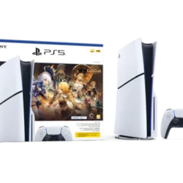 PlayStation 5 Slim Console (Disc Drive Version) with Genshin Impact Free Gift Bundle