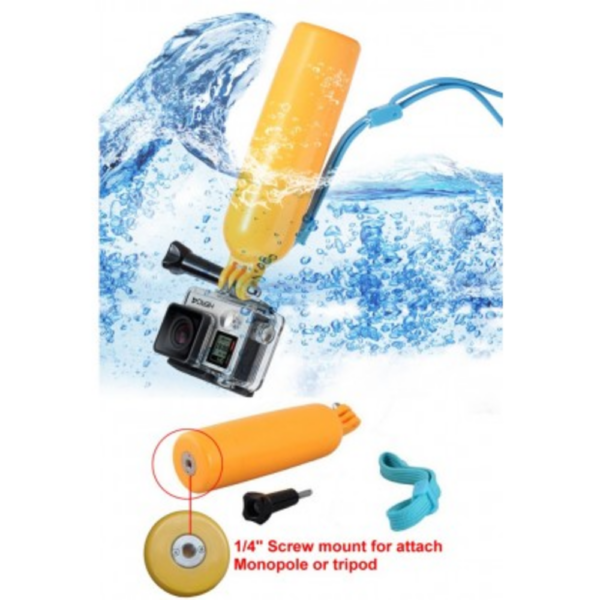 Dive Bouy Floating Pole Monopod bobber with screw mount for Action Camera SJCAM SJ4000 GoPro Hero